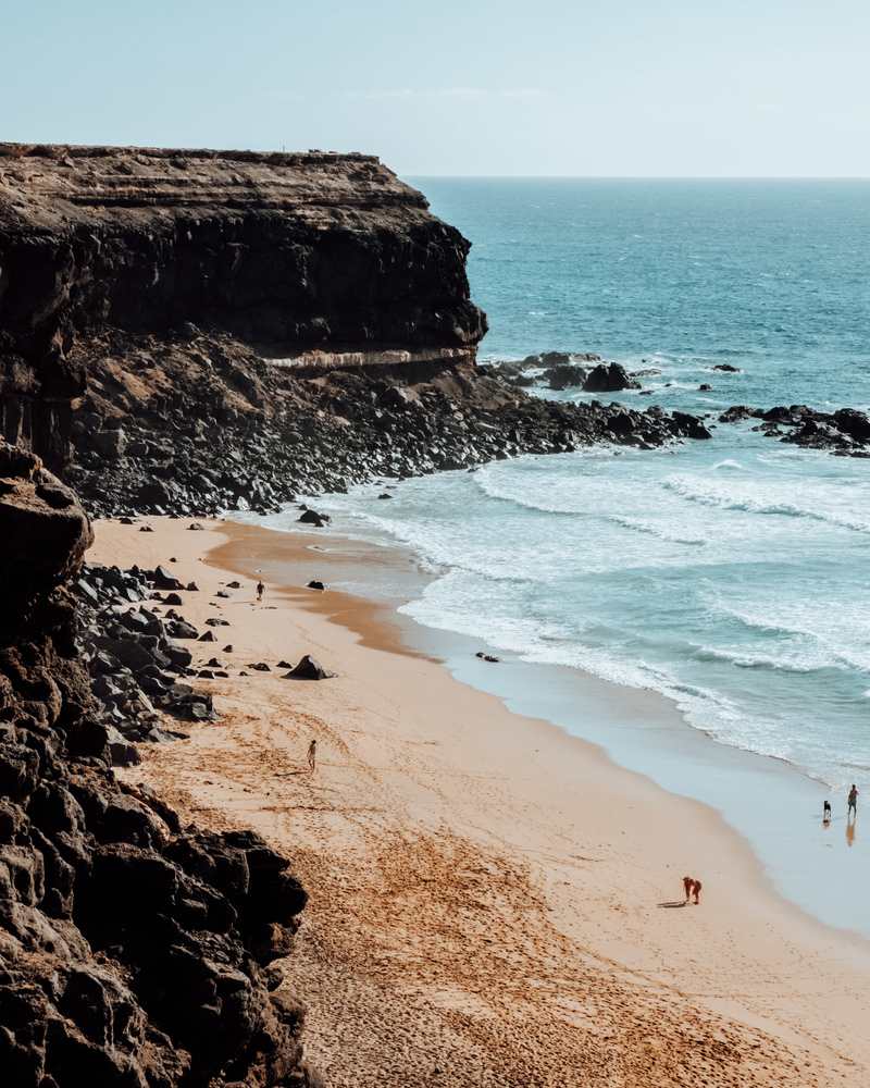 playa de la escalera